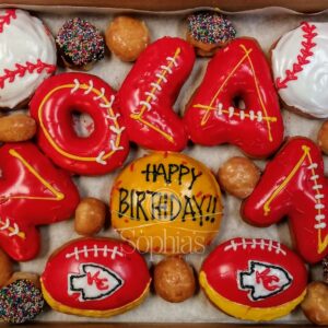 Custom Letter Donuts