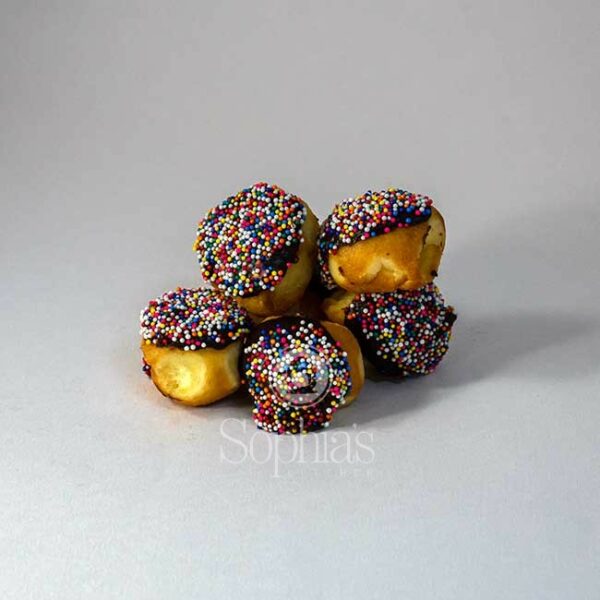 Chocolate Sprinkle Donut Holes
