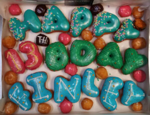 Girly Letter Donuts