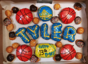 Sports Custom Letter Donuts