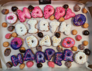 Girly Letter Donuts