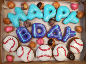 Sports Custom Letter Donuts