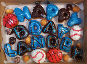 Sports Custom Letter Donuts