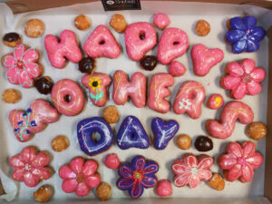 Mothers Fathers Day Custom Letter Donuts