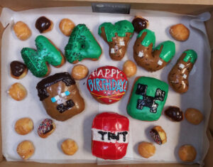 Gaming Social Media Letter Donuts