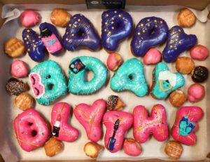 Girly Letter Donuts