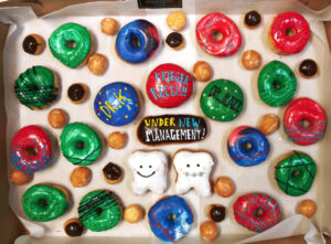 Corporate Custom Letter Donuts