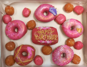 Girly Letter Donuts