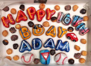 Sports Custom Letter Donuts