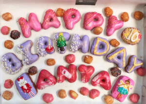 Girly Letter Donuts