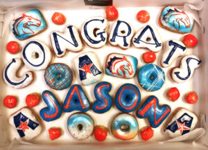 Graduation Custom Letter Donuts