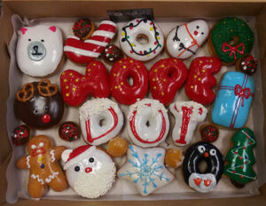 Holiday Seasonal Letter Donuts