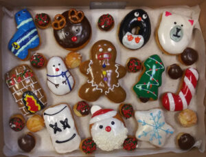 Holiday Seasonal Letter Donuts