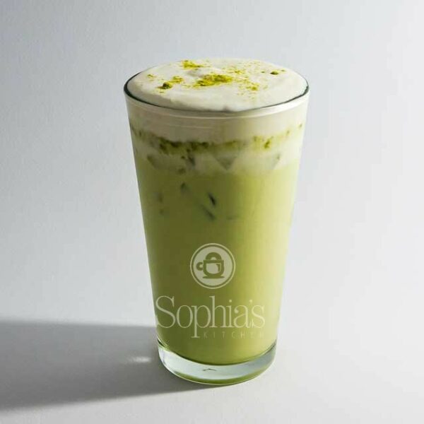 Iced Matcha Latte with Sweet Cold Foam