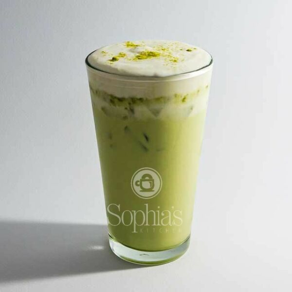 Iced Matcha Latte with Sweet Cold Foam